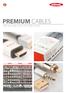 PREMIUM CABLES. HDMI Audio Video USB SAT SATA MOBILE TOSLINK. SAT/ Antennen Displayport Netzwerk. Audio HDMI