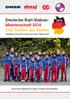 Deutsche Kart-Slalom- Meisterschaft 2018 Das Treffen der Besten