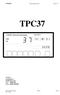 TPC37. tronic elektronische Bandwaagen Typ: TPC 37. tronic Bandwaagensysteme Revision 1.1