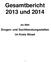 Gesamtbericht 2013 und zu den Drogen- und Suchtberatungsstellen im Kreis Wesel