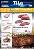 AUGUST-Angebot. Gastronomie-Service. vom 1. August 2018 bis 31. August Rinder- Steakhüfte Neuseeland