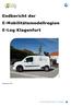 Endbericht der E-Mobilitätsmodellregion E-Log Klagenfurt