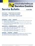 Service Bulletin R00. Informatie Onderhoudvoorschriften Erkundigung Wartungsvorschriften Information Maintenance requirements