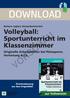 DOWNLOAD VORSCHAU. Volleyball: Sportunterricht im Klassenzimmer. zur Vollversion. Originelle Arbeitsblätter bei Platzsperre, Vertretung & Co.