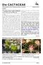 Mitteilungsblatt der DKG-Ortsgruppe Dresden Cactaceae Jahrgang 2 Heft 1