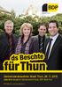 Gemeinderatswahlen Stadt Thun, Liste Nr. 8: Bürgerlich-Demokratische Partei, BDP Stadt Thun. BDP Stadt Thun,