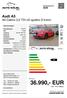 36.990,- EUR inkl. 19 % Mwst. Audi A5 A5 Cabrio 3,0 TDI cd quattro S tronicgebrauchtwagen. autokoelbl.de. Preis: