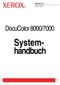 Version 3.1 März DocuColor 8000/7000. Systemhandbuch