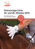 Dressurtage Uster 24. und 25. Oktober 2015