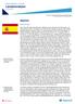 Länderanalyse. Spanien. Politische Lage
