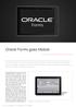 Oracle Forms goes Mobile