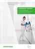 WASSENBURG WD440 PT. Durchlade-Reinigungs- und Desinfektionsgerät Endoskopie (RDG-E) Optimale Sicherheit im Workflow