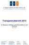 Transparenzbericht 2014