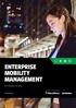 Enterprise Mobility Management ein Leitfaden für CIOs ENTERPRISE MOBILITY MANAGEMENT. Ein Leitfaden für CIOs. Whitepaper. Whitepaper.