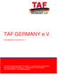 TAF GERMANY e.v. REGLEMENT VERSION 2019