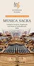 DOMMUSIK PASSAU HOHER DOM ST. STEPHAN ZU PASSAU. musica sacra