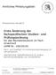 Erste Änderung der fachspezifischen Studien- und Prüfungsordnung für das Bachelorstudium im Fach Griechisch (AMB Nr. 100/2014)