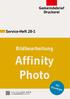Affinity Photo. Bildbearbeitung. Service-Heft Gemeindebrief Druckerei. Für Einsteiger