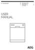 FSE83800P. DE Benutzerinformation 2 Geschirrspüler IT Istruzioni per l uso 28 Lavastoviglie USER MANUAL