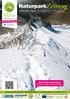 Naturpark Zeitung. Zillertaler Alpen Ruhegebiet seit 1991 WINTER Jahreshauptversammlung im Tux Center am 21. März Uhr