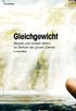 Gleichgewicht. Mensch und Umwelt stehen im Zentrum der grünen Chemie. Green Chemistry. Dr. Gerhard Schilling. quantos Journal 01.