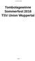 Tombolagewinne Sommerfest 2018 TSV Union Wuppertal