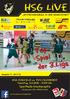 HSG Live. Top- Spiel. HSG KREFELD vs. TUS FERNDORF Samstag, :00 Uhr Sporthalle Glockenspitz. Ausgabe /18