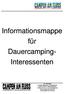 Informationsmappe für Dauercamping- Interessenten
