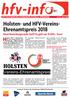 Holsten- und HFV-Vereins- Ehrenamtspreis 2018