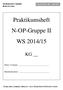 Praktikumsheft N-OP-Gruppe II WS 2014/15