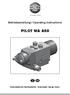 Betriebsanleitung / Operating Instructions PILOT WA 650. Automatische Spritzpistole / Automatic Spray Guns