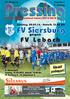 FV Lebach. Höhenluft geschnuppert! gegen. Karlsberg-Liga Saarland Saison 2014/2015. Samstag, Anstoß: Uhr. Ausgabe 5 9.