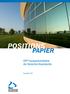 POSITIONS PAPIER. ÖPP-Transparenzinitiative der Deutschen Bauindustrie