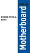 PRIME Z370-A Serie. Motherboard