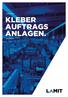 KLEBER AUFTRAGS ANLAGEN.