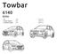 Towbar 6140 BMW. X1 2 Gran Tourer 2 Active Tourer F48 F45 F46 9/2016-> 3/2015-> 9/2014->