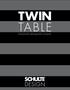 TWIN TABLE DESIGN BY FRANZ-JOSEF SCHULTE