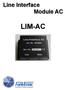 Line Interface Module AC LIM-AC. Kompetent für Elektroniksysteme