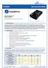 Servomotortreiber. 4. Spezifikationen: Digitaler Servomotortreiber Modell ACS806. Digital-Technologie, max. 80 V DC / 6.