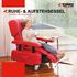 Intuitiv, komfortabel und sicher mit der TOPRO Farbskala: Sitzen. Ruhen. Aufstehen. Fußstütze separat bedienen Rückenlehne separat bedienen