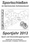 Sport- und Veranstaltungskalender 2013 Land