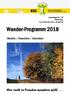 Wander-Programm 2018