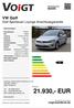 21.930,- EUR. VW Golf Golf Sportsvan Lounge Anschlussgarantie. voigt-hochkirch.de. Preis:
