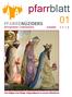 pfarrblatt 01 MITEINANDER FÜREINANDER AUSGABE Die Heiligen Drei Könige -Krippenfiguren in unserer Pfarrkirche