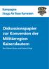 Diskussionspapier zur Konversion der Militärregion Kaiserslautern