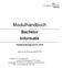 Modulhandbuch. Bachelor Informatik. Studienordnungsversion: gültig für das Wintersemester 2017/18