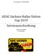 ADAC Sachsen Rallye Slalom Cup 2019 Serienausschreibung