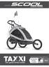 powered by bedienungsanleitung: taxxi elite ANHÄNGER BUGGY JOGGER 3in1 FOR TWO
