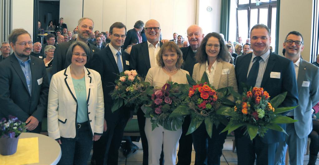 Führungswechsel bei LABORA Rainer Kaste und Ulrike Spitzbart-Behrens wurden verabschiedet. LABORAS neuer Chef, Dr. Axel Bruder und die kaufm.