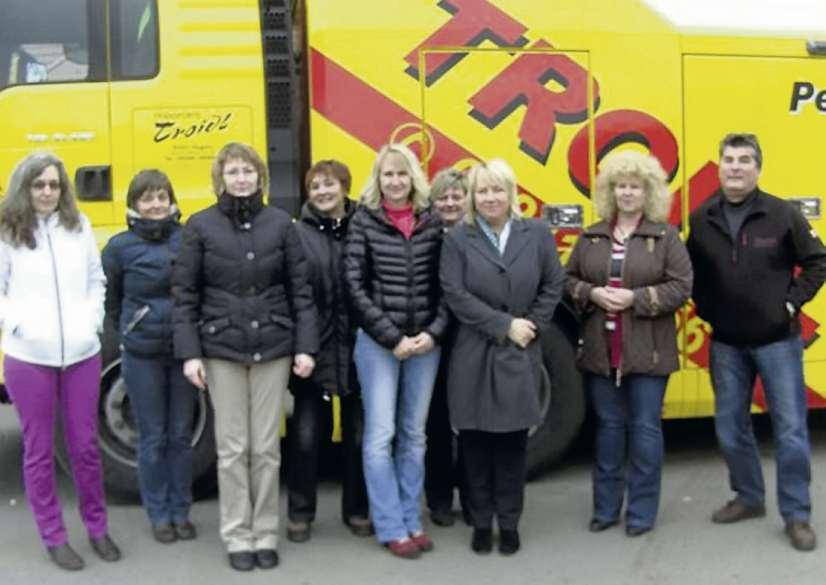 48 Pegnitz Frauen-Union Die Frauen-Union Pegnitz hat das Gelände der Firma Troidl in Willenreuth besichtigt.